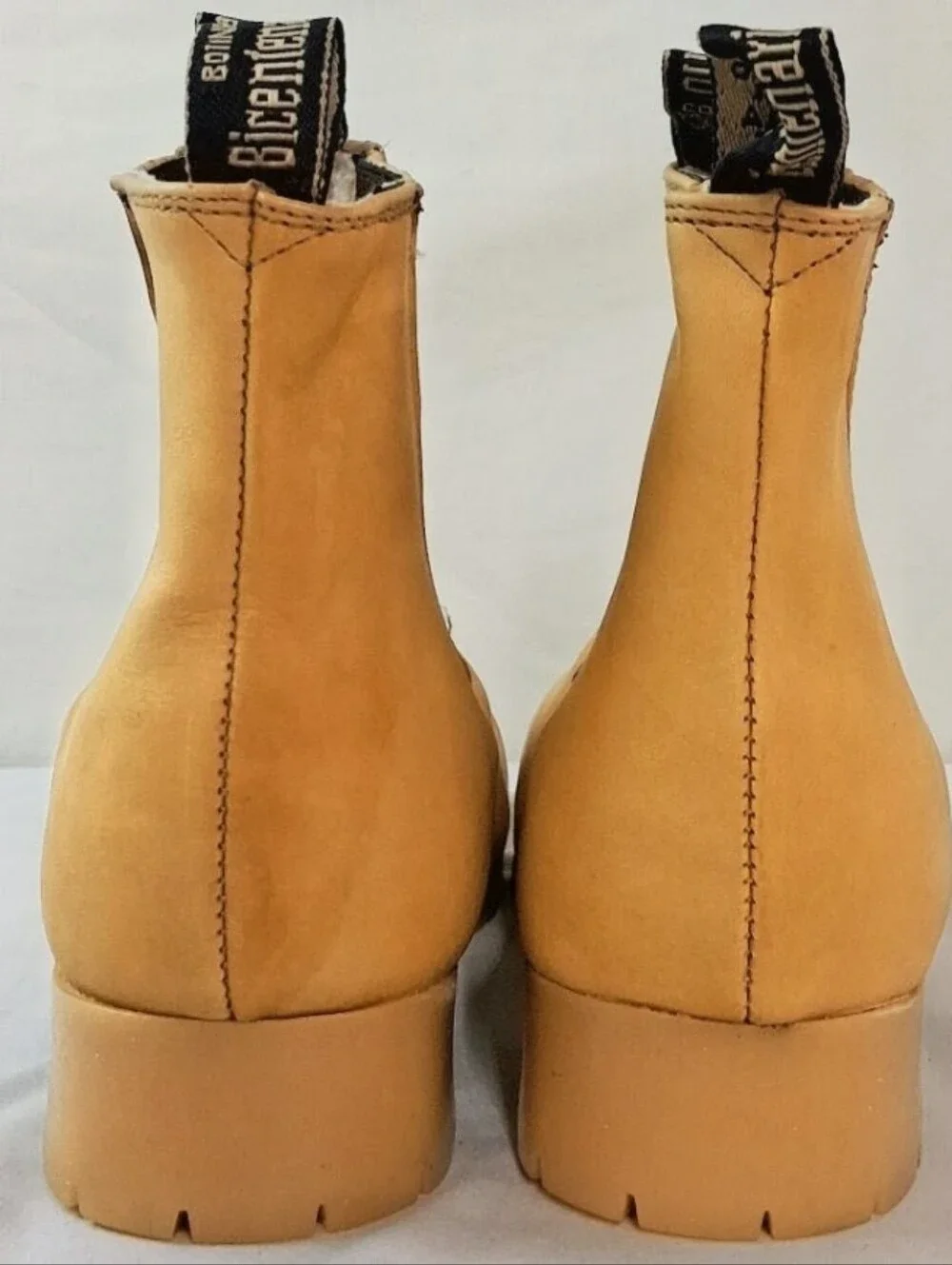 Bicentenario Tan Leather Chelsea Boots – Size 29 / US11 (Men's Slip-On Lug Sole)